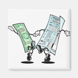 happy tax day magnet