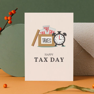 Happy Tax Day Postcard