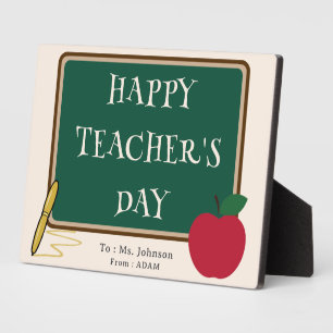Happy Teacher’s Day – Modern Custom Name Plaque