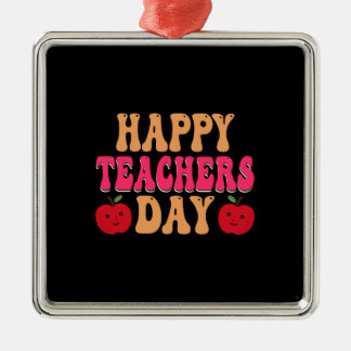 Happy Teachers Day Metal Tree Decoration