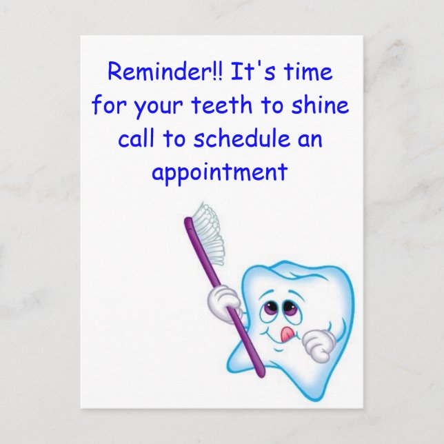 Happy Teeth Postcard (Front)