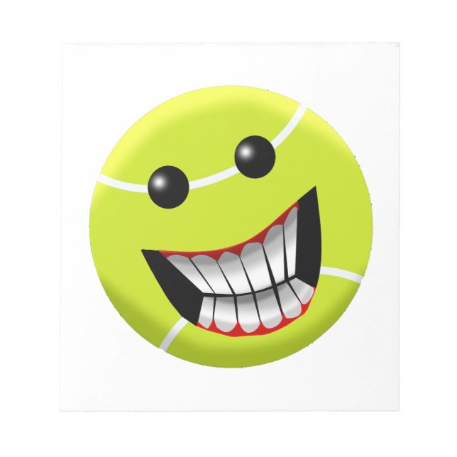 HAPPY TENNIS BALL NOTEPAD (Front)