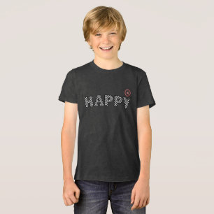 Happy Text  Tri-Blend Shirt