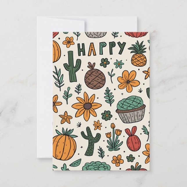 Happy Thank You Card (Front)