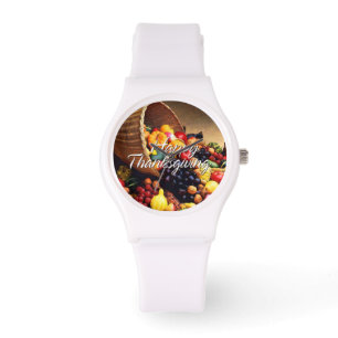 Happy Thanksgiving 12 Watch & Numeral Options
