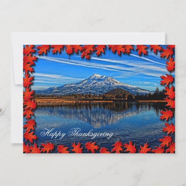 HAPPY THANKSGIVING 1 HOLIDAY CARD (Front)