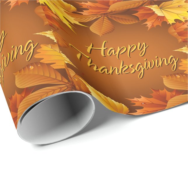 Happy Thanksgiving 1 Wrapping Paper (Roll Corner)