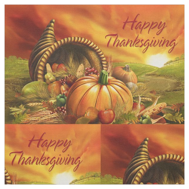 Happy Thanksgiving 2A Fabric (Swatch)