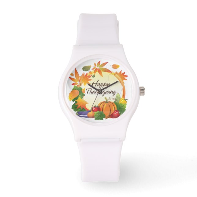 Happy Thanksgiving 5A Watch & Numeral Options (Front)