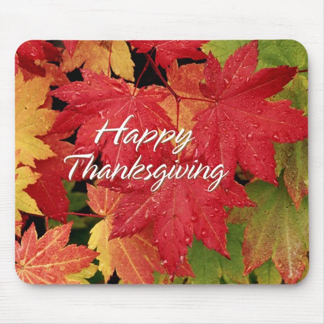 Happy Thanksgiving 8 Mousepad (Front)