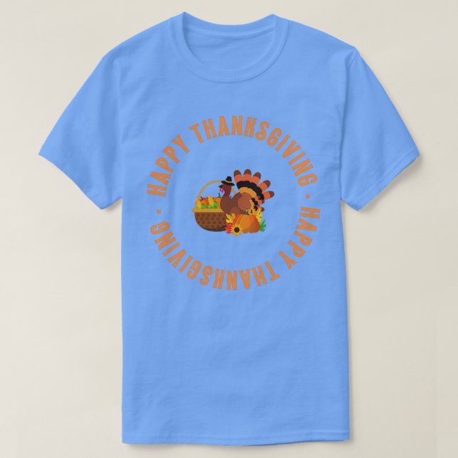 HAPPY THANKSGIVING 9 T-Shirt (Design Front)