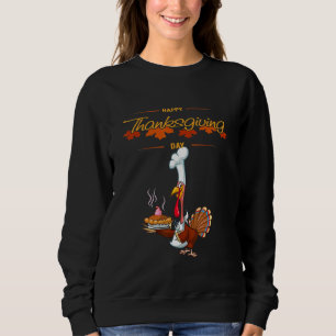 Happy Thanksgiving And Yes It's My Birthday Turkey Sweatshirt