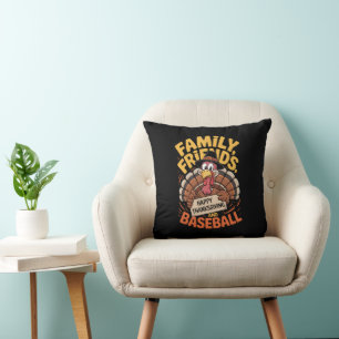 Happy Thanksgiving Autumn Leaves Cushion