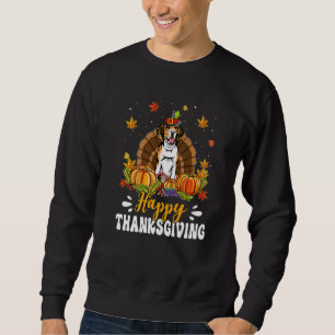 Happy Thanksgiving Beagle Dog Turkey Pumpkin  1 Sweatshirt
