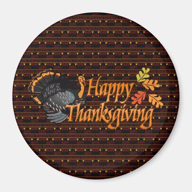 Happy Thanksgiving Best Magnet (Front)