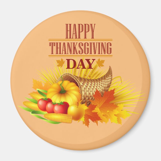 Happy Thanksgiving Best magnet (Front)