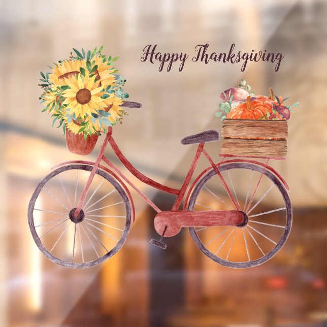 Happy Thanksgiving Bicycle   (Sheet 2)