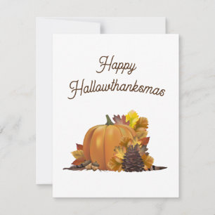 Happy Thanksgiving Blank Greeting Cards
