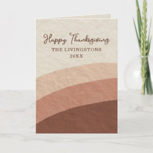 Happy Thanksgiving - Boho Aesthetic Greeting Card