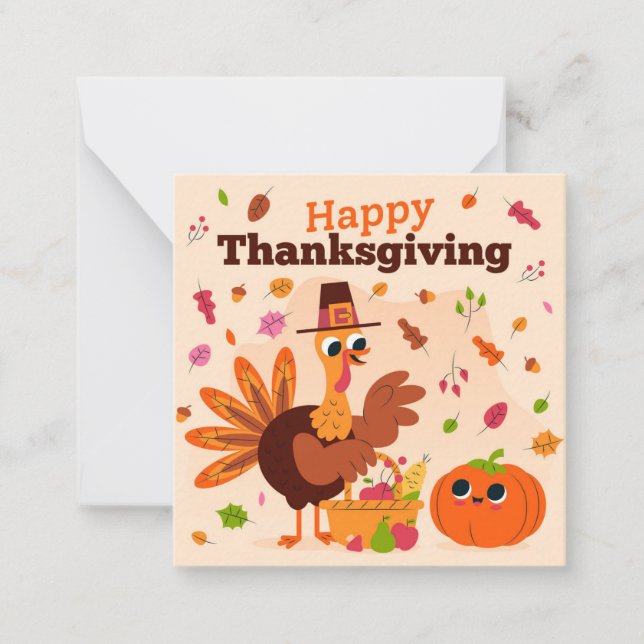 Happy Thanksgiving Card (Front)
