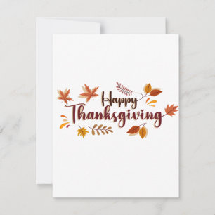 HAPPY THANKSGIVING CARD