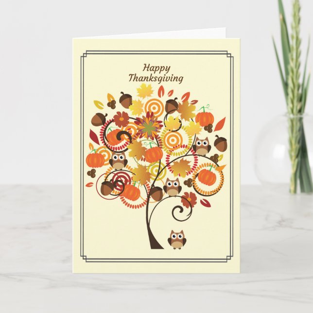 Happy Thanksgiving Card (Front)