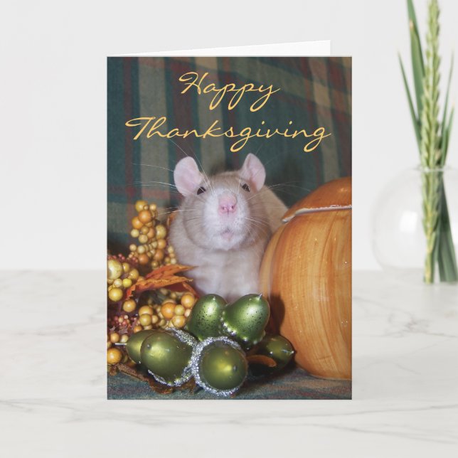 Happy Thanksgiving card (Front)