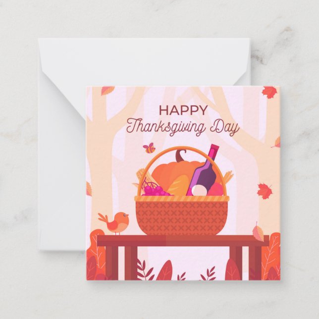 Happy Thanksgiving Card (Front)