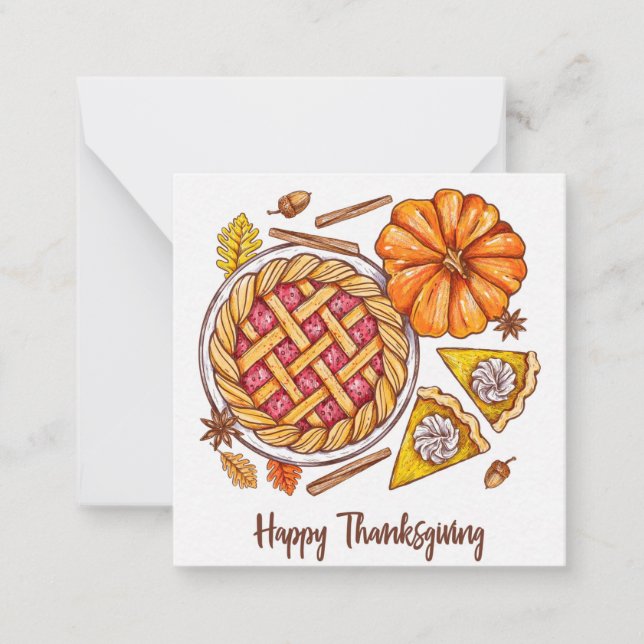Happy Thanksgiving Card (Front)