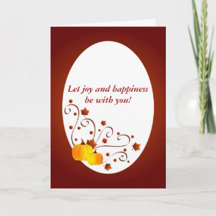 Happy Thanksgiving - Card