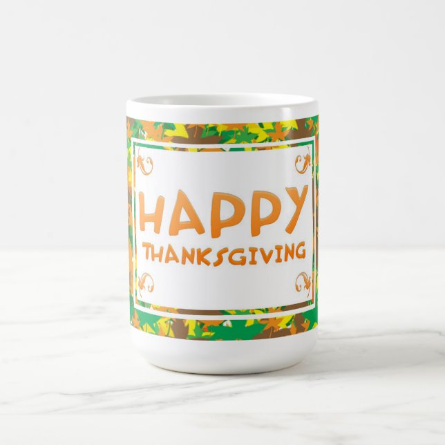 Happy Thanksgiving Coffee Mug (Center)