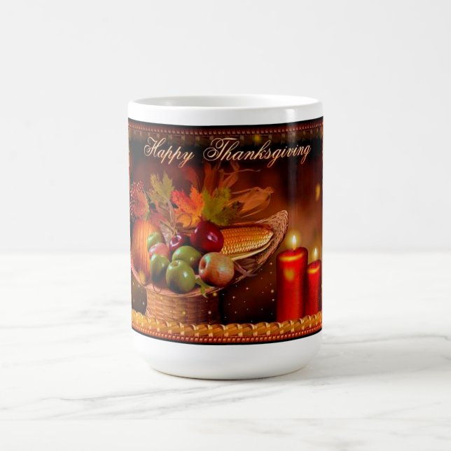 Happy Thanksgiving Coffee Mug (Center)