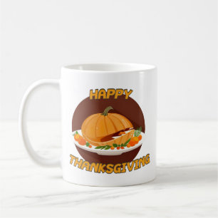 happy thanksgiving coffee mug