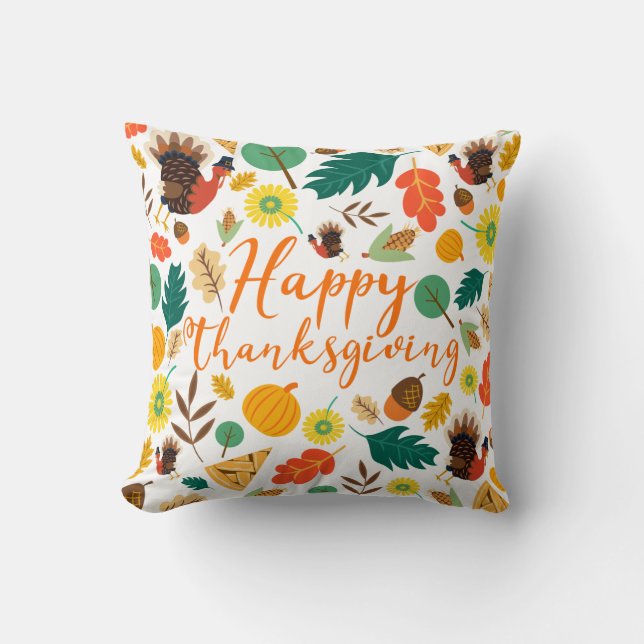 Happy Thanksgiving Cushion (Front)
