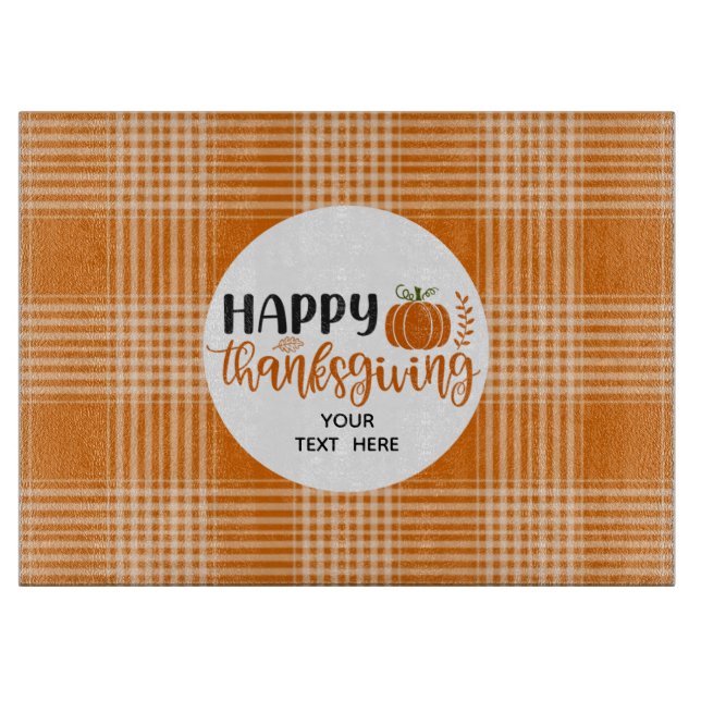 Happy Thanksgiving Cutting Board (Front)