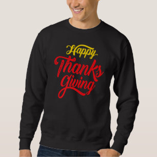 Happy Thanksgiving Day 2022 Cute Little Pilgrim Tu Sweatshirt