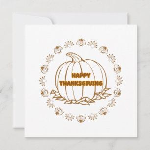 happy thanksgiving day card