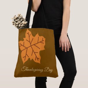 Happy Thanksgiving Day,Fall Autumn Season, Modern Tote Bag