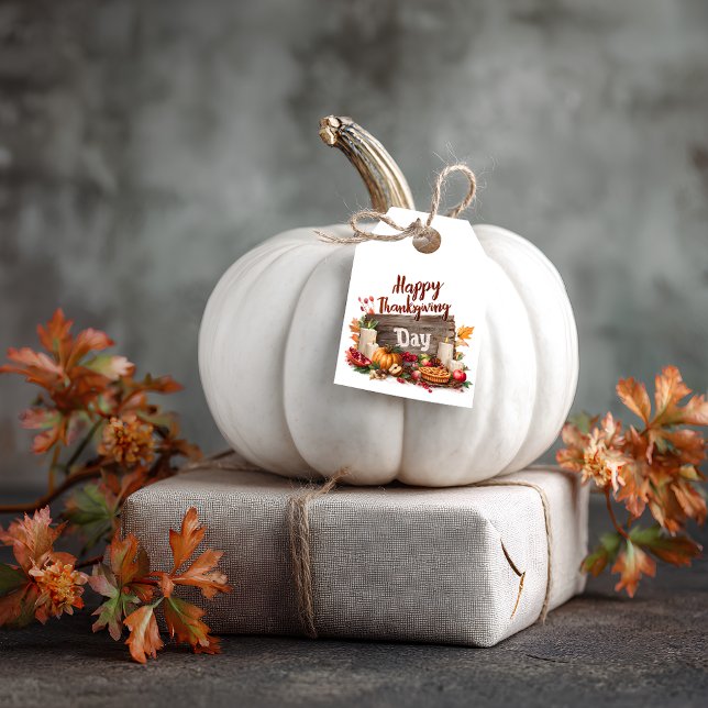 Happy Thanksgiving Day  Gift Tags (Creator Uploaded)