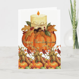 Happy Thanksgiving Day Greeting Card