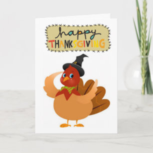Happy Thanksgiving Day Greeting Card