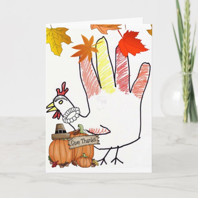 Happy Thanksgiving Day Greeting Card (Front)