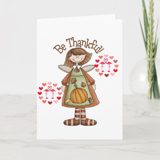 Happy Thanksgiving Day Greeting Card (Front)