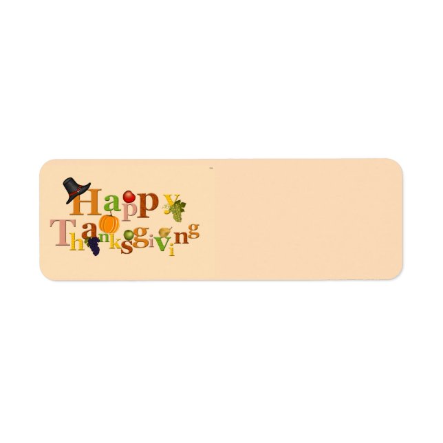 Happy Thanksgiving Day Greetings (Front)