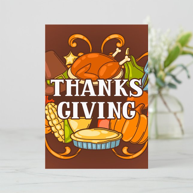 Happy Thanksgiving Day Invitation (Creator Uploaded)