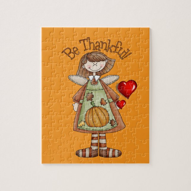 Happy Thanksgiving Day Jigsaw Puzzle  (Vertical)