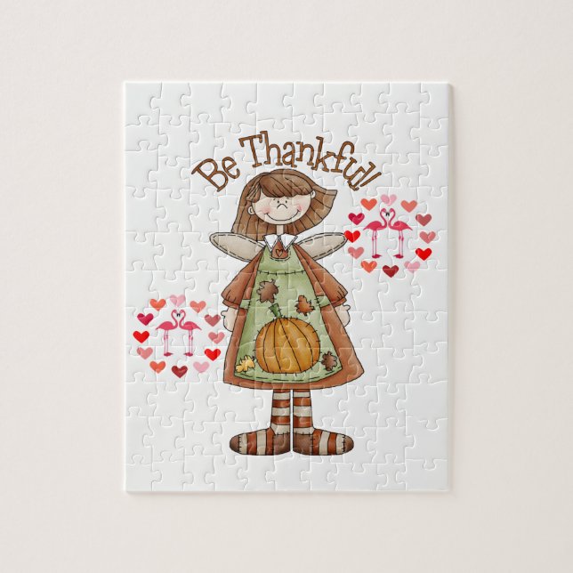 Happy Thanksgiving Day Jigsaw Puzzle (Vertical)