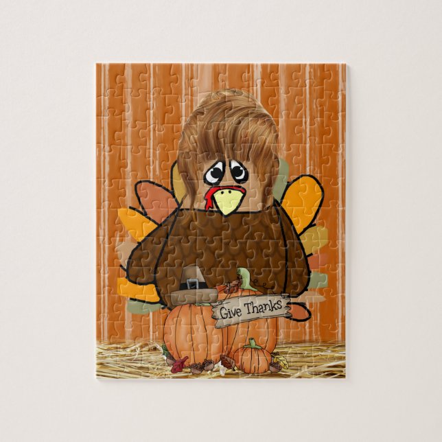 Happy Thanksgiving Day Jigsaw Puzzle (Vertical)