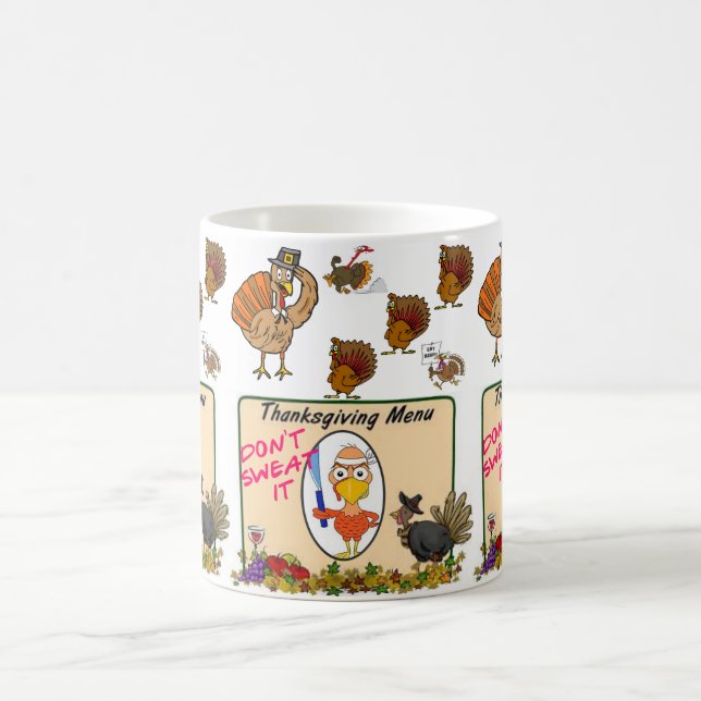 Happy Thanksgiving Day Mugs (Center)