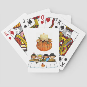 Happy Thanksgiving Day Playing Card Deck